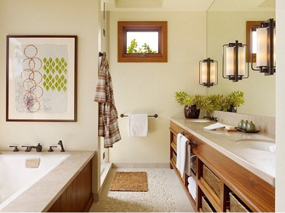 Cozy And Rustic Bathroom