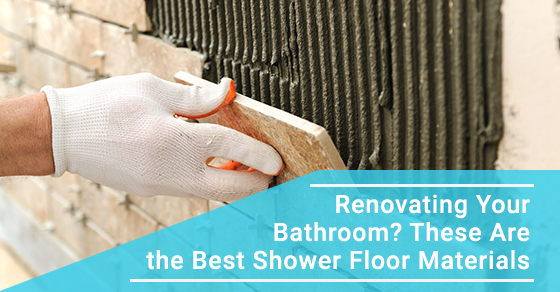 Best shower floor materials for your bathroom renovation.