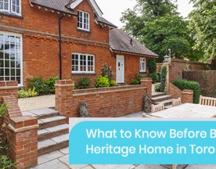 Things to know before buying a heritage home